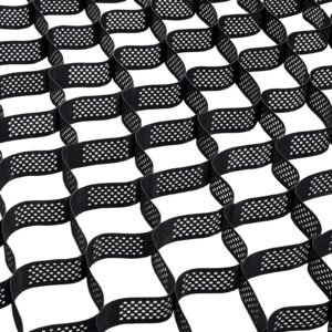 gravel grid, 4 inch depth, 17.06 x 8.86 ft / 5200 x 2700 mm, 1880 lbs per sq ft grass ground retainer, permeable geo grids driveway stabilization, for garden, patio, walkway, rv parking slopes