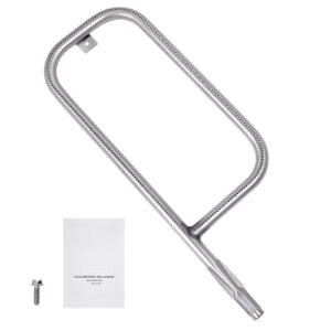 Grill Burner Tube for Weber Q200, Q220, Q2000, Q2200, Q2400, 20.5 inch 304 Stainless Steel Tube Burner for Weber 396000, 396001, 396002, 566002, 53060001, Replacement Part 60041, 69956, 41862
