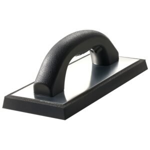 grout float, professional rubber tile grout tool with anti slip handle & lightweight aluminum connector backplate, easy to operate & cleaning for smoothly apply to concrete, plaster, drywall