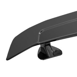 gt wing car spoiler, 46.3 inch universal spoiler, compatible with most sedans and coupes, high strength abs material, car rear spoiler wing, racing spoiler bgw/jdm drift glossy black