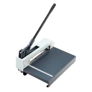 Guillotine Sheet Metal Shear, 12 in Manual Hand Plate Shear, Heavy Duty Metal Plate Cutter Tool, with Solid Steel Frame, High Precision, for Cutting PCB Boards, Aluminum, Steel, Copper, Plastic