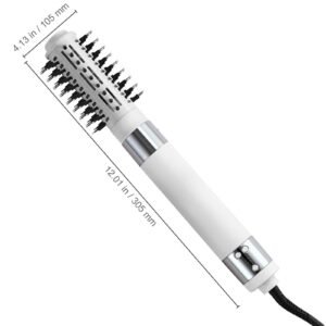 Hair Dryer Styler, Ionic Hair Dryer Brush, 110,000RPM High-Speed Hot Air Styler with Brushless Motor, Oval & Paddle Brush, Blow Dryer Brush Styling Tool for Fast Drying Volumizing Straightening