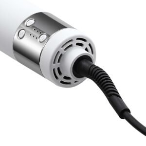 hair dryer styler, ionic hair dryer brush, 110,000rpm high speed hot air styler with brushless motor, oval & paddle brush, blow dryer brush styling tool for fast drying volumizing straightening