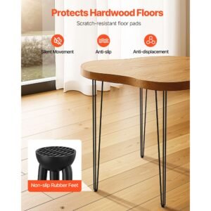 hairpin table legs 34" black set of 4 desk legs 880lbs load capacity (each 220lbs) hairpin desk legs 3 rods for bench desk dining end table chairs carbon steel diy heavy duty furniture legs
