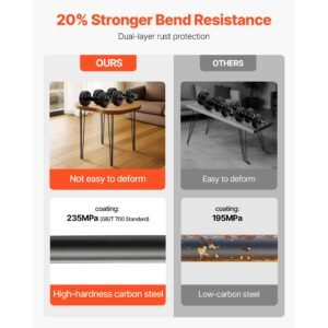 hairpin table legs 34" black set of 4 desk legs 880lbs load capacity (each 220lbs) hairpin desk legs 3 rods for bench desk dining end table chairs carbon steel diy heavy duty furniture legs