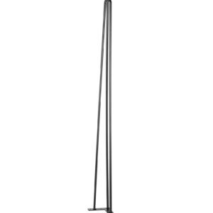 hairpin table legs 40" black set of 4 desk legs 880lbs load capacity (each 220lbs) hairpin desk legs 3 rods for bench desk dining end table chairs carbon steel diy heavy duty furniture legs