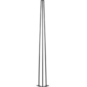hairpin table legs 40" black set of 4 desk legs 880lbs load capacity (each 220lbs) hairpin desk legs 3 rods for bench desk dining end table chairs carbon steel diy heavy duty furniture legs