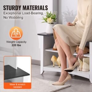 hall tree entryway bench, coat rack with shoe storage, 32" wide mudroom bench with storage and seating, adjustable shelves and 5 hanging hooks with 4 storage drawers,for mudroom,entryway,hallway