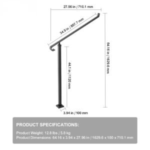 handrails for outdoor steps 2 3 step railings wrought iron handrail stair railings for steps black iron railings for steps wall and floor mounted with installation kit