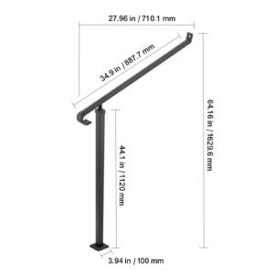 handrails for outdoor steps 2 3 step railings wrought iron handrail stair railings for steps black iron railings for steps wall and floor mounted with installation kit