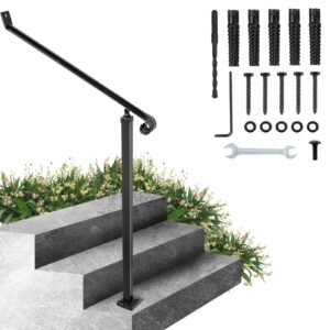 handrails for outdoor steps 2 3 step railings wrought iron handrail stair railings for steps black iron railings for steps wall and floor mounted with installation kit