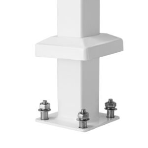 handrails for outdoor steps, 3 4 step stair hand rail kit, transitional carbon steel railings with installation kit, stair rails for seniors, concrete steps & porch & deck, white retro arch