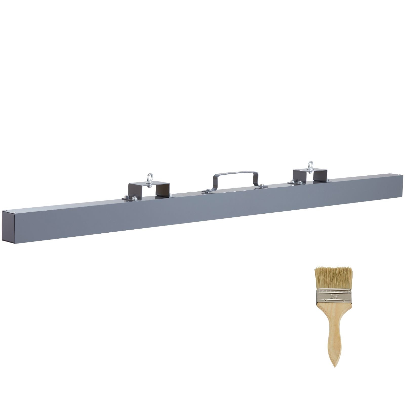 hanging magnetic sweeper pickup tool, 120lbs nail hang type magnetic forklift sweeper, industrial grade magnets steel material hunting accessories for picking up bolts nails iron chips metals