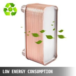 heat exchanger 3"x7.5" 30 plates brazed plate heat exchanger 316l 3/4" mpt heat exchanger b12 30 beer wort chiller for hydronic heating