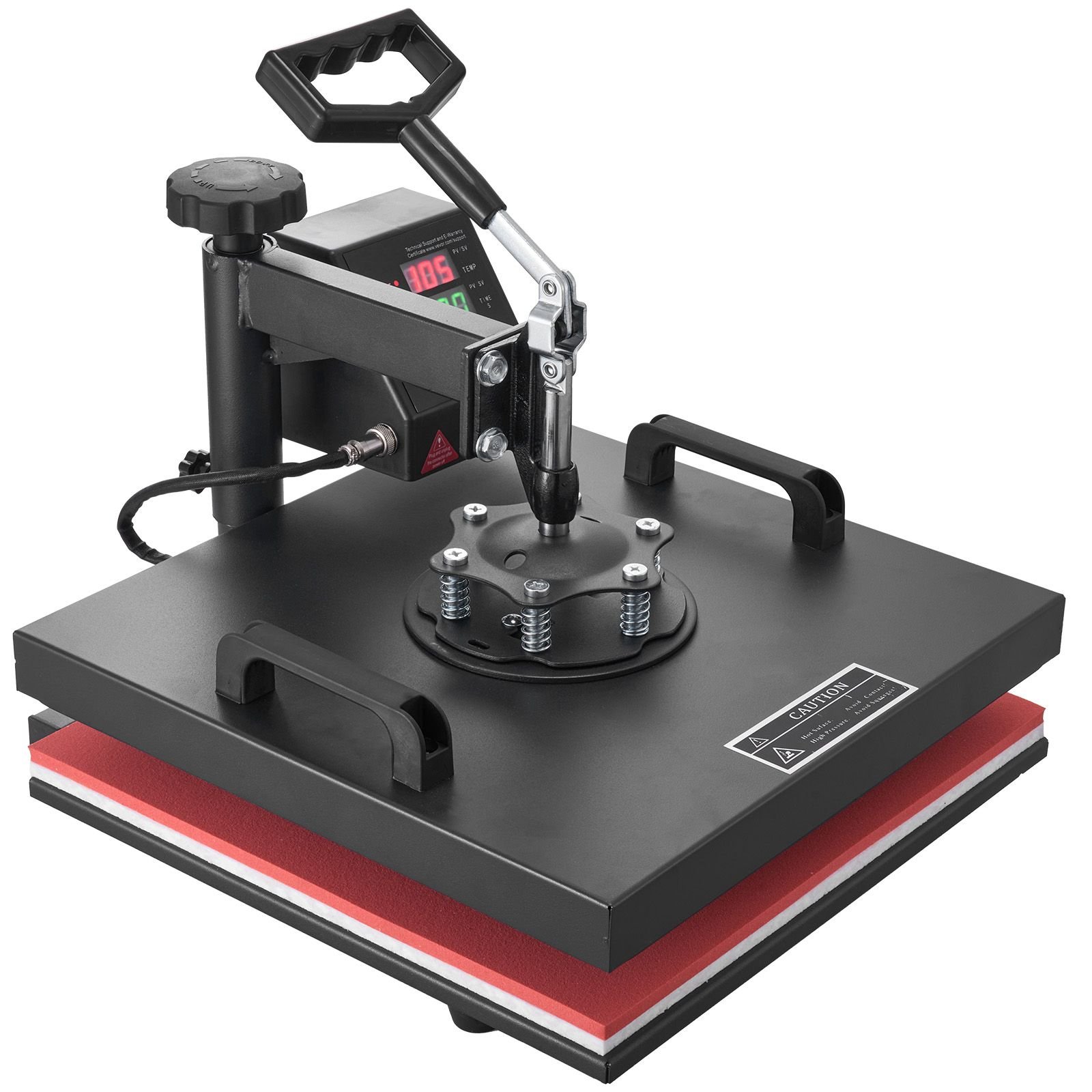 heat press machine 15x15inch 8pcs 1050w combo digital multifunctional sublimation heat transfer machine dual led display for t shirts hat mug cap plate swing away design