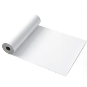 heat transfer vinyl, 12 in x 50 ft, glossy white htv iron on vinyl roll, easy to cut and weed, strong adhesion, compatible with cutting machines, for various materials, t shirts, pillows, hats