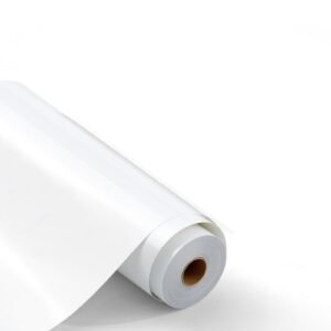 heat transfer vinyl, 12 in x 50 ft, glossy white htv iron on vinyl roll, easy to cut and weed, strong adhesion, compatible with cutting machines, for various materials, t shirts, pillows, hats