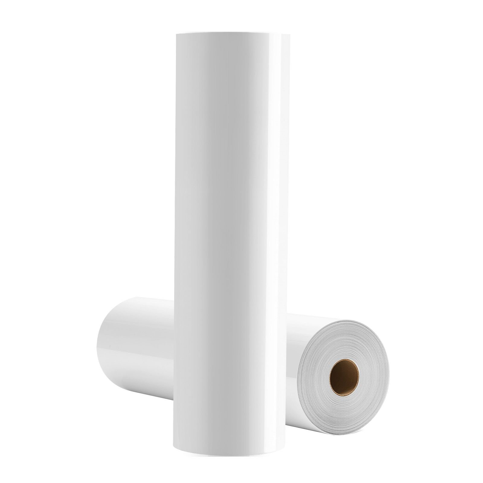 heat transfer vinyl, 12 in x 70 ft, glossy white htv iron on vinyl roll, easy to cut and weed, strong adhesion, compatible with cutting machines, for various materials, t shirts, pillows, hats