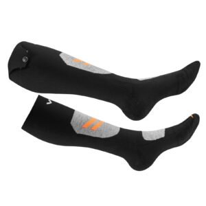 heated socks, small size, 5000mah battery rechargeable heating socks with 4 heating levels, electric heated sock with app control for men women, foot warmer for hunting riding camping hiking