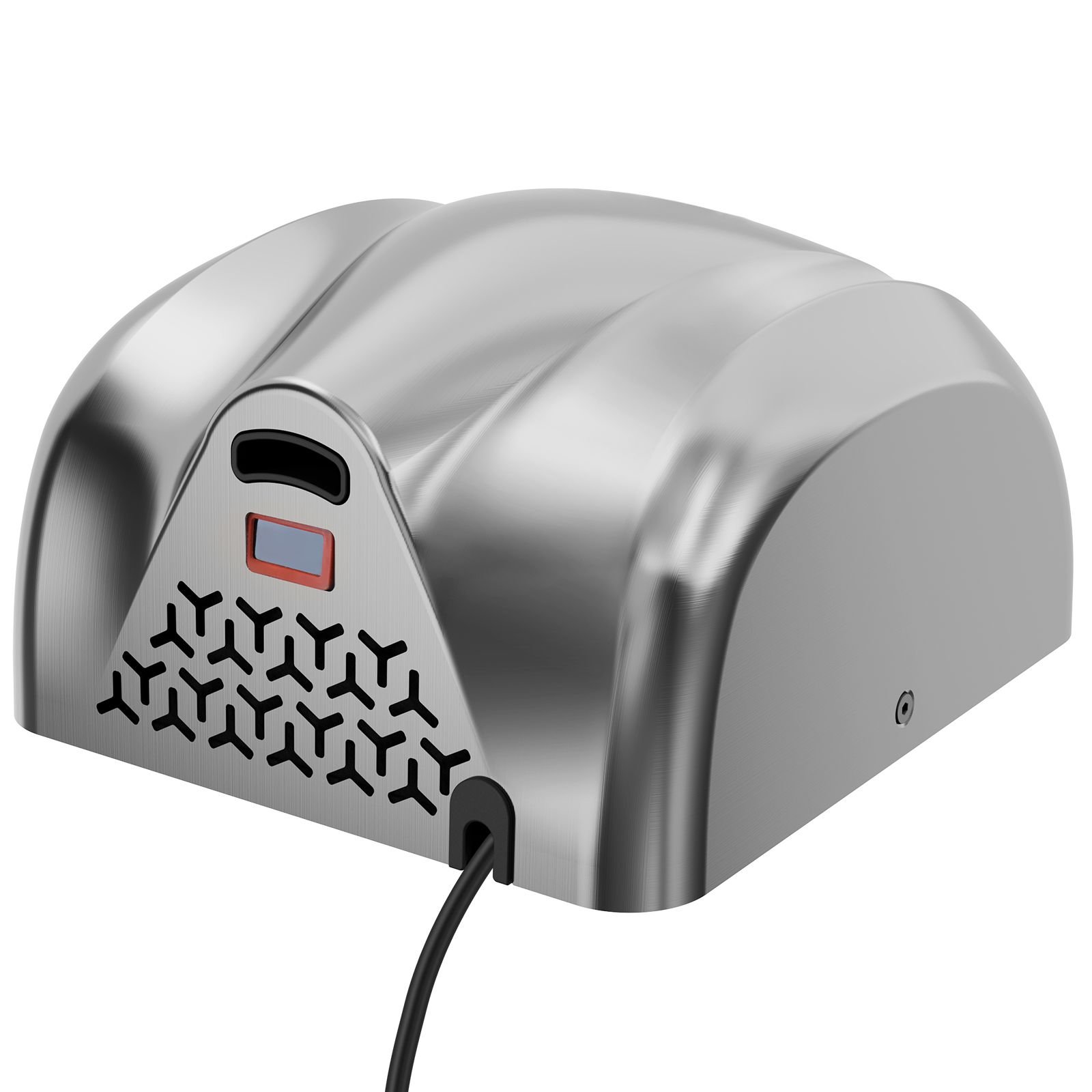 heavy duty commercial hand dryer, 1300w automatic high speed stainless steel warm wind hand blower, 120v plug in/hardwired two power options, compliant for industry business restrooms