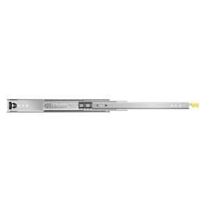 heavy duty drawer slides 16inch, 1 pair locking drawer slides 250lbs load capacity, side mount ball bearing, 3 fold full extension
