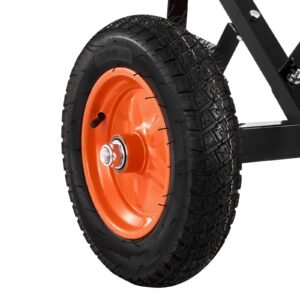 heavy duty trailer dolly, 1000lbs tongue weight capacity, carbon steel trailer mover with 2 inch ball, 14 inch pneumatic tires, portable tow dolly for moving rv trailer