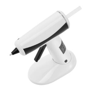 hot glue gun, rechargeable cordless glue gun, mini wireless hot glue gun kit with 2200mah battery, 20 pcs glue sticks, fast preheating & high temp, for crafts, arts, diy, quick home repairs