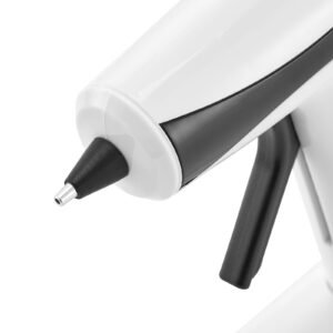 hot glue gun, rechargeable cordless glue gun, mini wireless hot glue gun kit with 2200mah battery, 20 pcs glue sticks, fast preheating & high temp, for crafts, arts, diy, quick home repairs