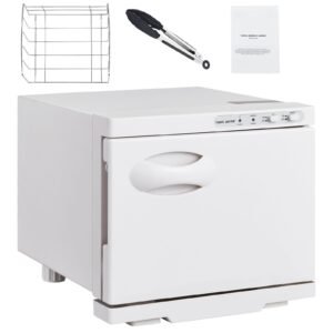 Hot Towel Warmer, 8L Spa Hot Towel Warmer Cabinet, 2-in-1 Towel Warmer with Stainless Steel Rack, Holds up to 16 Towels, All-round Heating for Facials, SPA, Massage, Salon, Bathroom, Esthetician