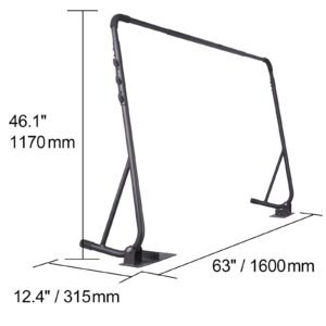 hot tub cover lift, spa cover lift, height 31.5" 41.3" width 57" 92.5" adjustable, installed underneath on both sides, suitable for various sizes of rectangular bathtubs, hot tubs, spa