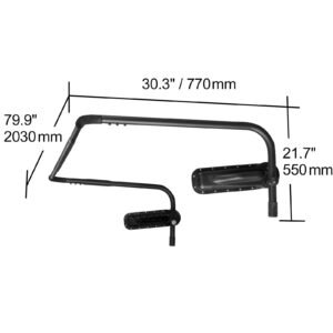 hot tub cover lift, spa cover lift, height 31.5" 41.3" width 69" 100.5" adjustable, installed on both sides at the top, suitable for various sizes of rectangular bathtubs, hot tubs, spa