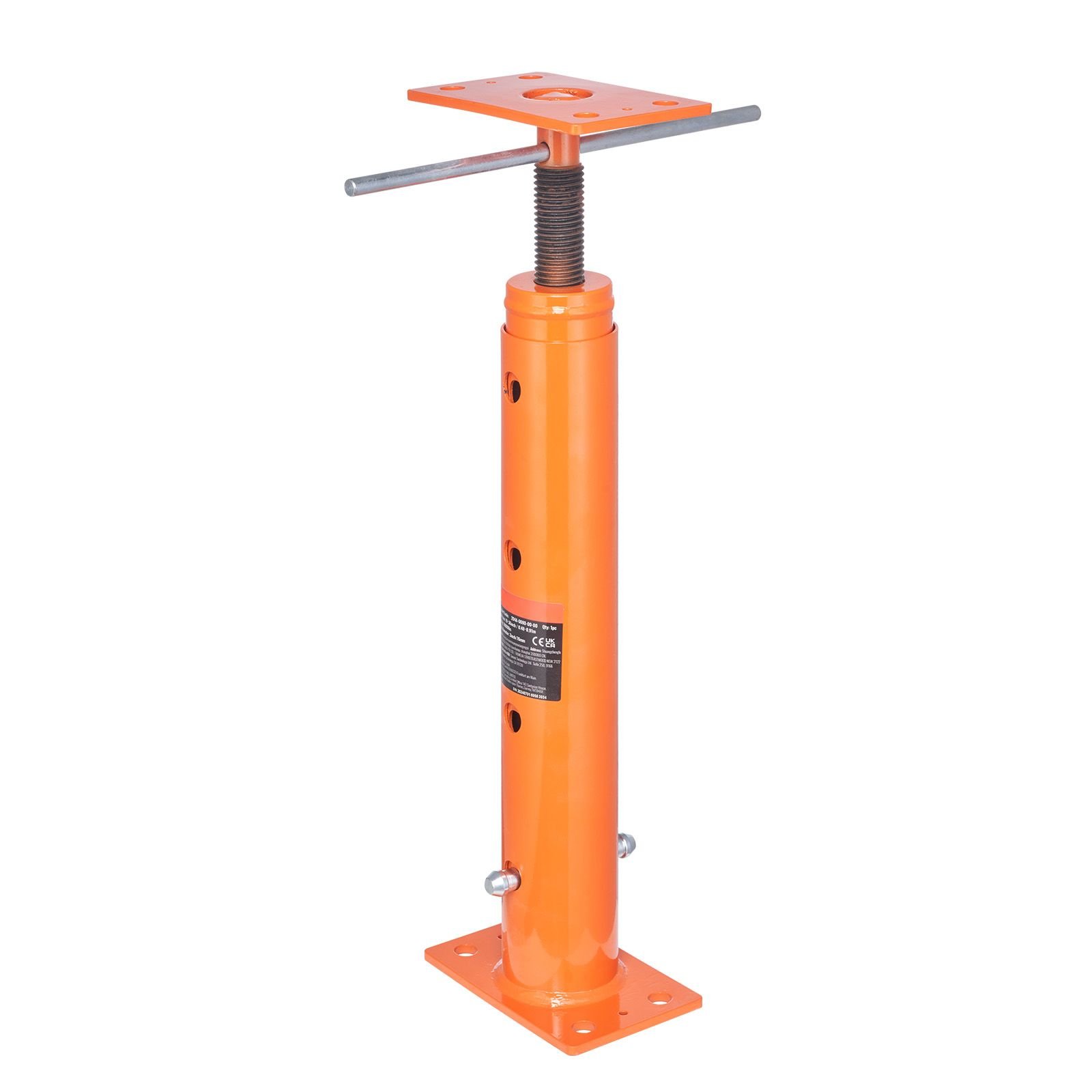 house floor jack, 19" 36" height range, 18000 lbs max load capacity, adjustable support beam basement jack post pole for leveling, lift support steel telescoping jack post for temporary support