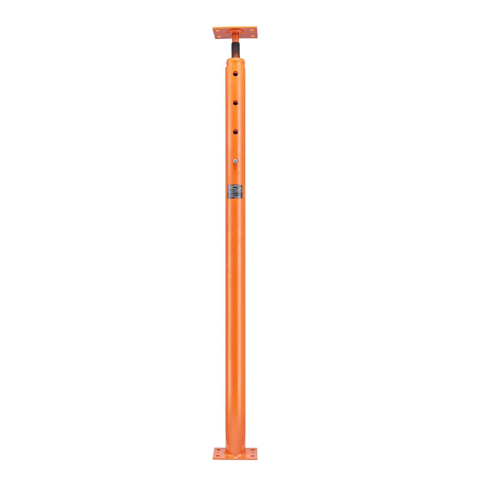 house floor jack, 53" 93" height range, 18000 lbs max load capacity, adjustable support beam basement jack post pole for leveling, lift support steel telescoping jack post for temporary support