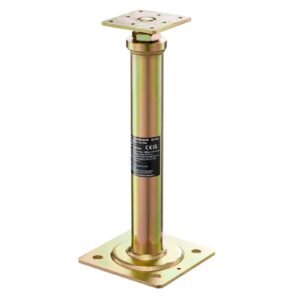 House Floor Jacks, 4 Pack, 11.6"-16" Height Range, 2500 lbs Max Load Capacity Per Unit, Adjustable Support Beam Basement Jack Post for Leveling, Galvanized Telescoping Jack for Temporary Support