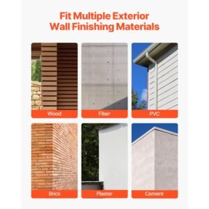 house wrap, 4.5 x 150 ft, 0.13 mm thick vapor barrier, heavy duty plastic sheeting for tear resistant, drop cloth vapor barrier covering for residential & commercial construction, white