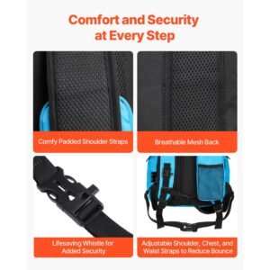 hydration backpack, 25l insulated hydration pack backpack with 2l tpu water bladder, hiking water backpack with storage for men women, hydro water daypack for hiking running cycling camping
