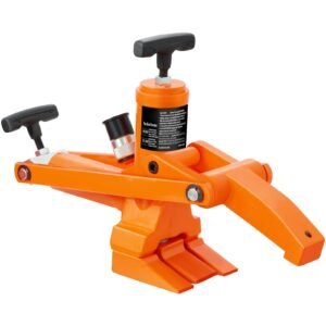 hydraulic bead breaker, 1000 psi tire bead breaker with metal foot pump, heavy duty steel bead breaker tool for tractors, trucks, buses, lawn mowers, atvs