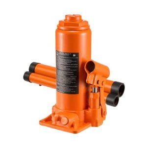 hydraulic bottle jack, 10 ton (22046 lbs) capacity, 9.3 18.5 inch lifting range, heavy duty welded bottle jack for car, suv, pickup, auto repair, house lift and agricultural equipment, orange