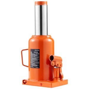 hydraulic bottle jack, 50 ton/110231 lbs welded bottle jack with 11'' 17.32'' lifting range & 3 section long handle, for car, pickup, truck, rv, auto repair, industrial engineering
