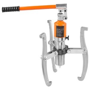 Hydraulic Gear Puller, 15 Ton Max Capacity Wheel Bearing Pulling Separator, 2 or 3 Jaws Puller, Vertically and Horizontally, 12" Jaw Hydraulic Puller with Case for Pulling Hubs