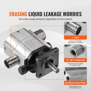 hydraulic log splitter pump, 13gpm, 2 stage 3000psi wood log splitter pump, 1'' inlet 1/2'' npt outlet 3600 rpm aluminum hydraulic gear pump, for small engine mounting log splitters snowplow