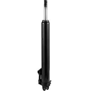 hydraulic long ram jack, 3 tons/6600 lbs capacity, with single piston pump and clevis base, manual cherry picker with handle, for garage/shop cranes, engine lift hoist, black