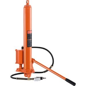 hydraulic long ram jack, 8 ton engine hoist cylinder with air pump and single piston pump, hydraulic ram cylinder clevis base for engine lift hoists, garage/shop cranes, mechanical, farm