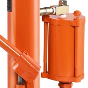 hydraulic long ram jack, 8 ton engine hoist cylinder with air pump and single piston pump, hydraulic ram cylinder clevis base for engine lift hoists, garage/shop cranes, mechanical, farm