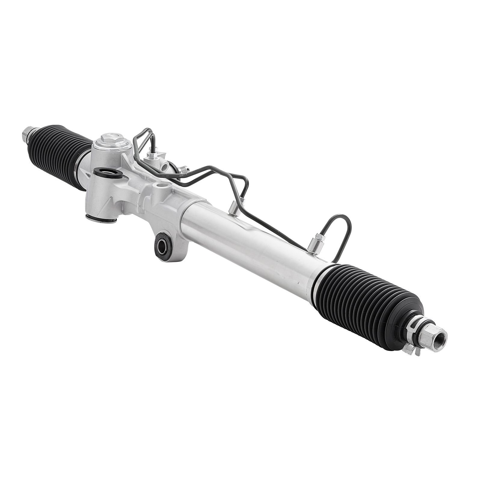 hydraulic power steering rack and pinion, with dust boot, compatible with 1996 2000 toyota 4runner l4 2.7l, 1996 2002 toyota 4runner v6 3.4l, 1998 2004 toyota tacoma l4 2.7l / v6 3.4l (rwd)