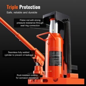 hydraulic toe jack, 10 ton on toe toe jack lift, 20 ton on top lift capacity machine jack, 1.2 7.5 in toe height, 12.6 18.9 in top height, air hydraulic claw jack for machinery, industry