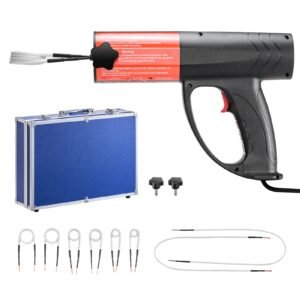 Induction Heater Bolt Removal, 1500W 110V Magnetic Induction Heater Kit, Handheld Nut Buster Tool, Mini Heating Machine for Rusty Screw Removing, Car Garage Repairing Tools with 8 Coil and Box