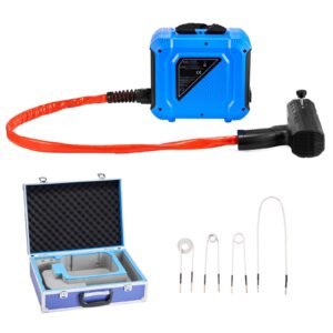 Induction Heater Bolt Removal, 1800W 110V Magnetic Induction Heater Kit, Handheld Nut Buster Tool, Mini Heating Machine for Rusty Screw Removing, Car Garage Repairing Tools with 4 Coil and Box