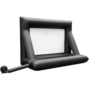 inflatable movie screen 24ft inflatable projector screen for outside with 360w air blower inflatable screen oxford fabric material blow up screen for outdoor movie supports front/rear projection