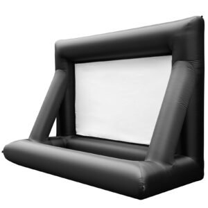 inflatable movie screen 24ft inflatable projector screen for outside with 360w air blower inflatable screen oxford fabric material blow up screen for outdoor movie supports front/rear projection